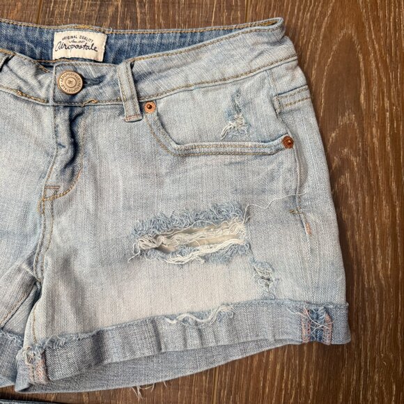 Aeropostale Distressed Jean Shorts – Set of 2 – Size 5/6 - Picture 8 of 12